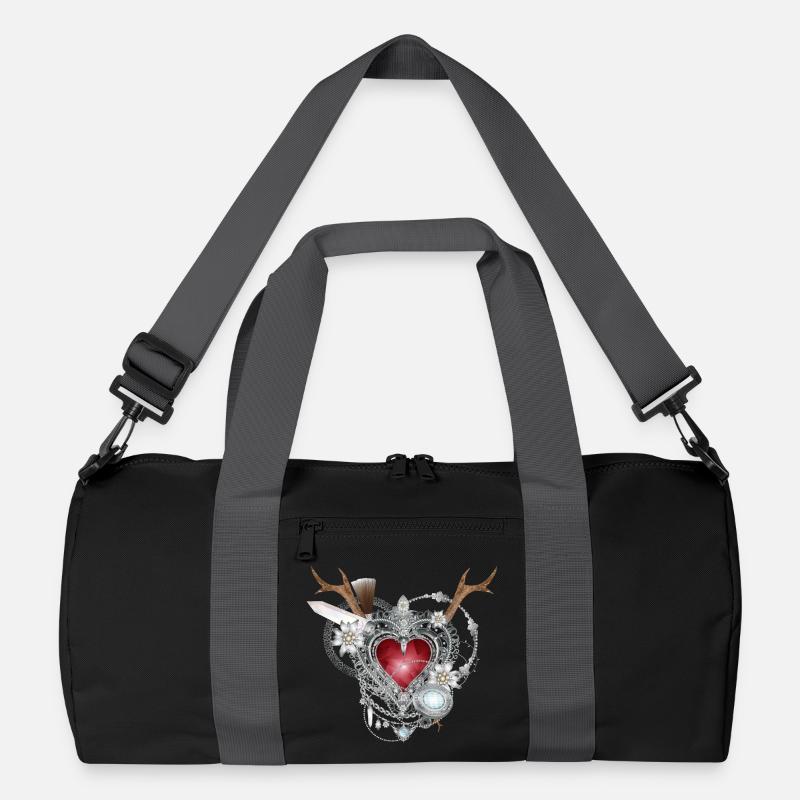 Extravaganter bayerischer Trachtenschmuck Recycelte Duffel Bag