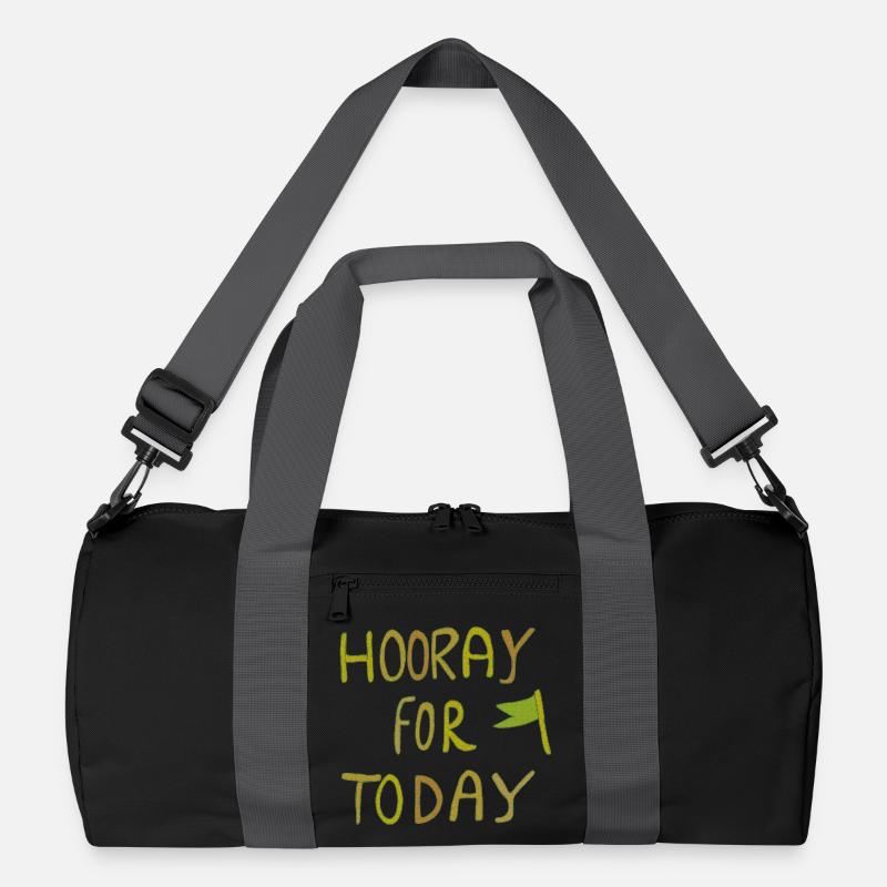 hooray for today Recycelte Duffel Bag
