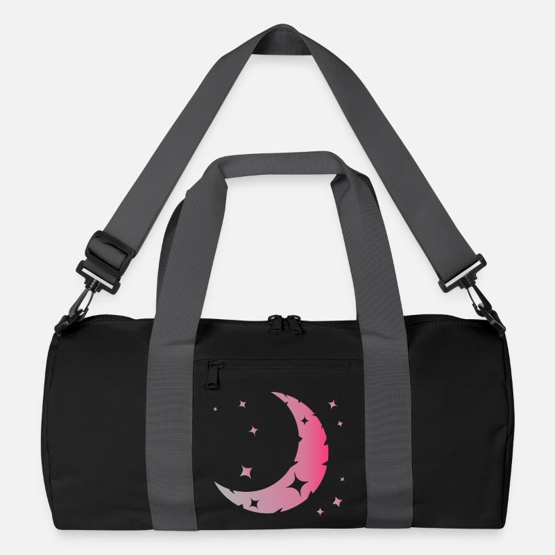 La lune et les étoiles - Sac de sport recyclé - noir/gris graphite
