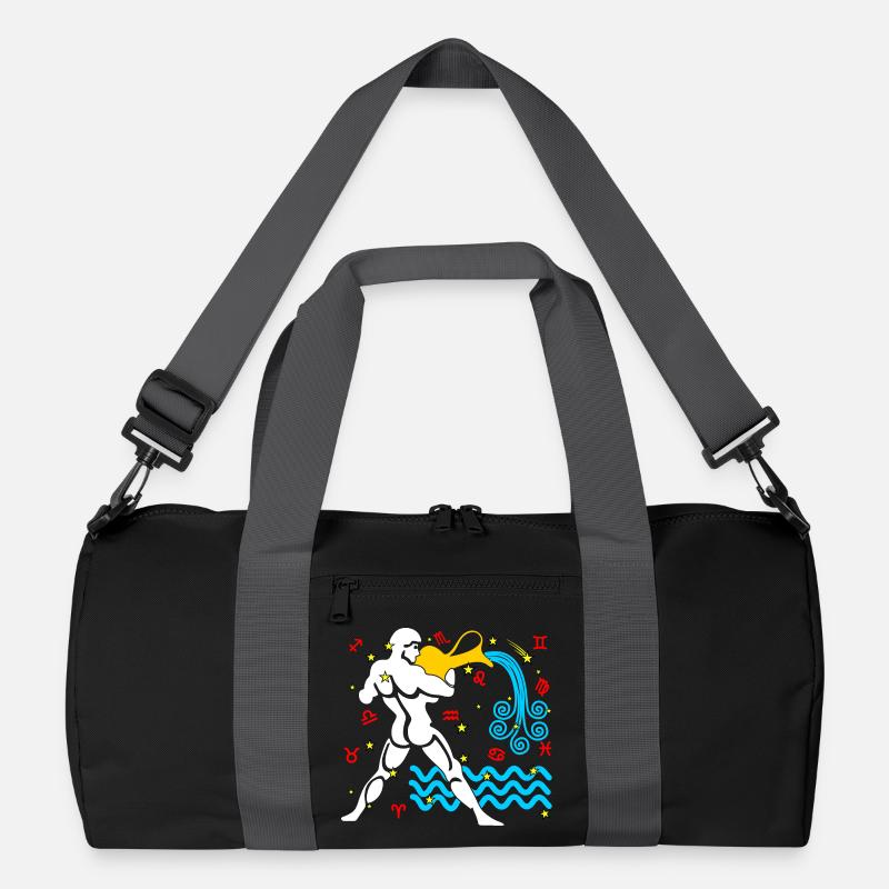Aquarius color Recycled Duffel Bag