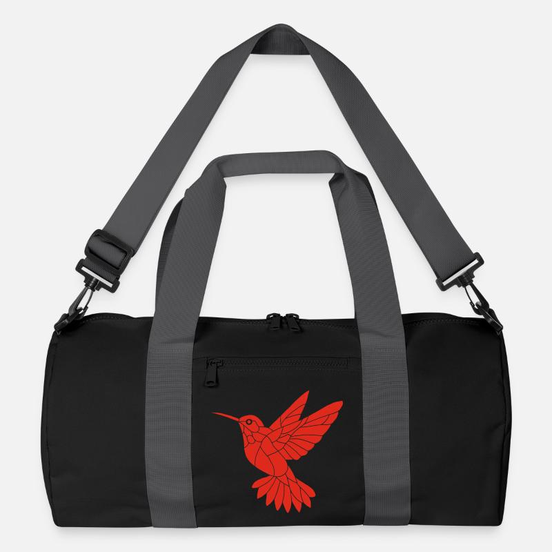 Colibri rouge Sac de sport recyclé