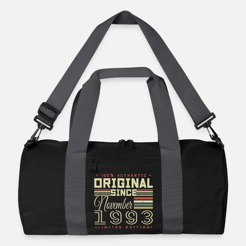 November 1993 Geburtstagsgeschenk Recycelte Duffel Bag