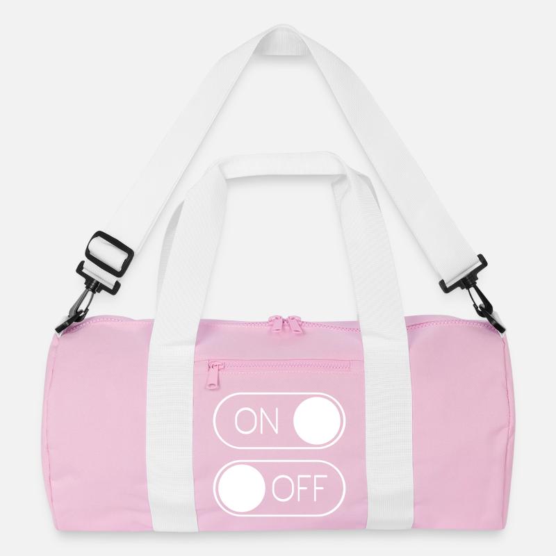 Toggle Graphic On Off Switch Recycled Duffel Bag