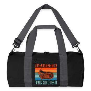 Euphonium Ma-Jazz-Tic Euphonist Baritone Marching - Recycled Duffel Bag - black/graphite grey - Front