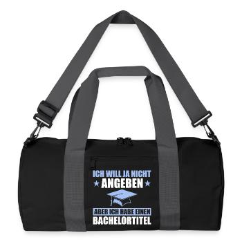 Bachelor's degree degree Bachelor's examination - Recycled Duffel Bag - black/graphite grey - Front