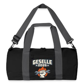 Journeyman 2026 Strength through tools - Recycled Duffel Bag - black/graphite grey - Front