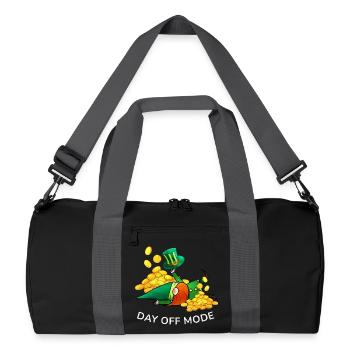 Lutin mode Jour Repos - Sac de sport recyclé - noir/gris graphite - Devant