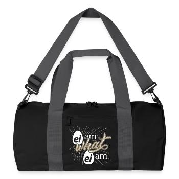 Fans de poulet - Coq - Coq - Diction - Bio - Sac de sport recyclé - noir/gris graphite - Devant