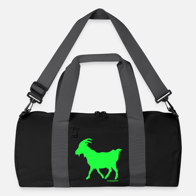 G.O.A.T. Ziege Sündenbock grün neon Recycelte Duffel Bag