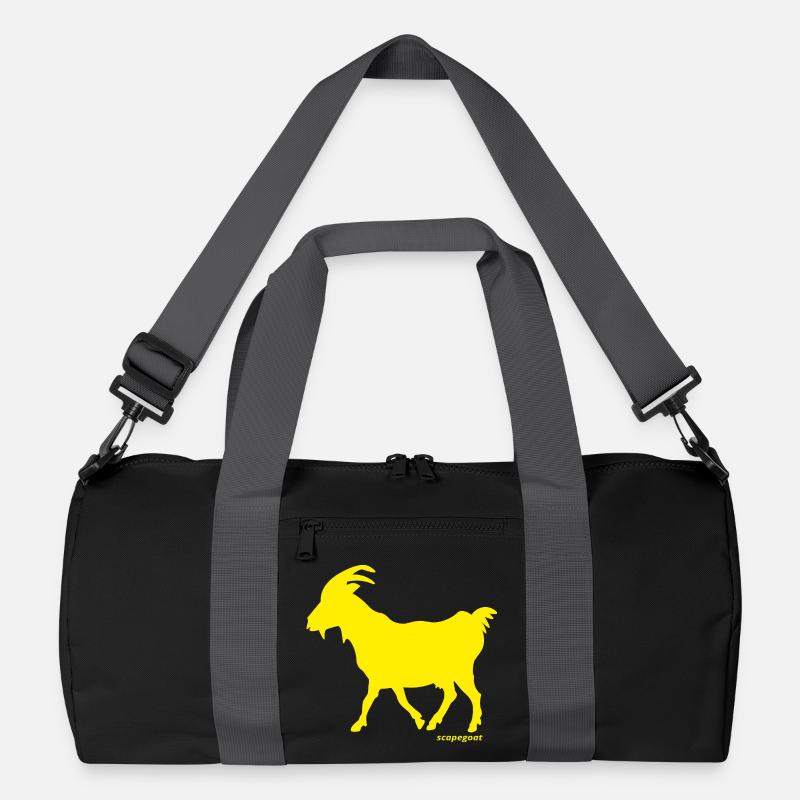 Ziege GOAT Sündenbock gelb Recycelte Duffel Bag