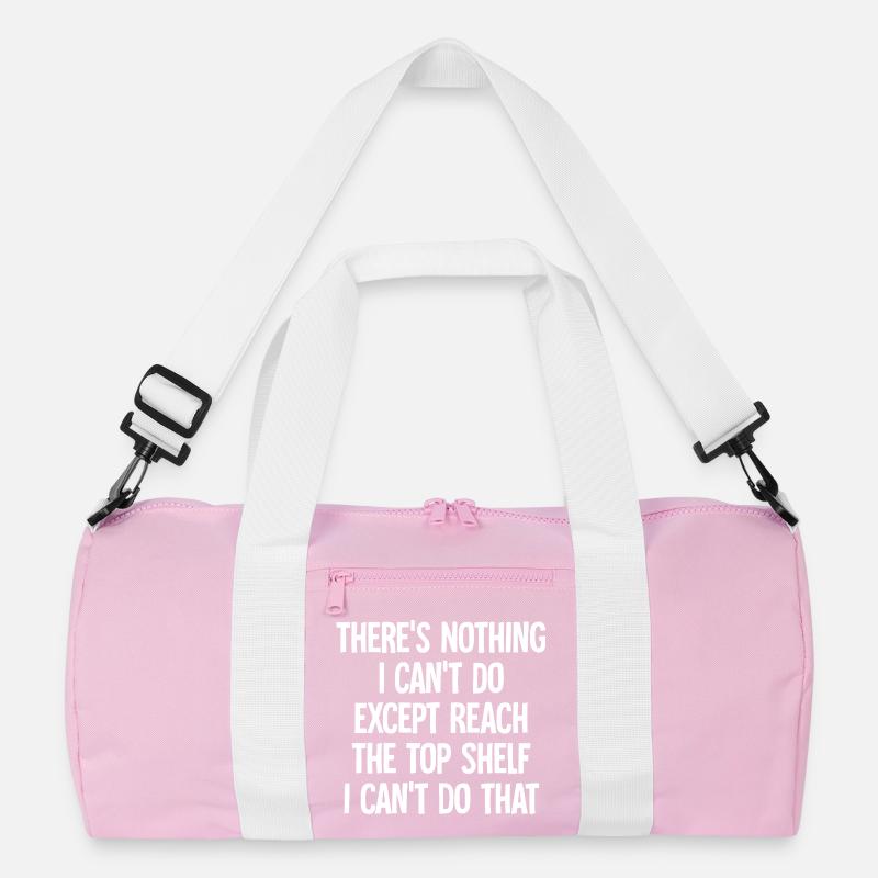 Short Girl Problems erreichen das oberste Regal Recycelte Duffel Bag