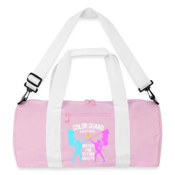 Carnival Flagwaving Flag-waving Carnival - Recycled Duffel Bag - pink/white - Front