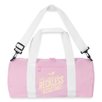 Nature's Reckless Assistant - Recycled Duffel Bag - pink/white - Front