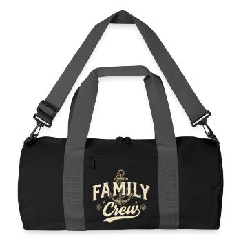 Famille Ancre Famille Vintage Famille - Sac de sport recyclé - noir/gris graphite - Devant