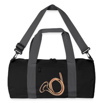Cor français Sketch - Sac de sport recyclé - noir/gris graphite - Devant