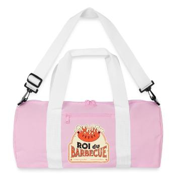 Roi du Barbecue Vintage - Sac de sport recyclé - rose/blanc - Devant