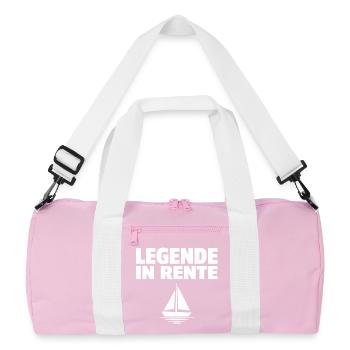 Enfin sans pension - Sac de sport recyclé - rose/blanc - Devant