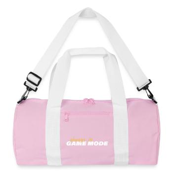 ALWAYS IN GAME MODE - Recycled Duffel Bag - pink/white - Front