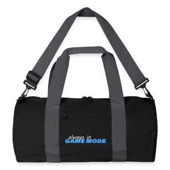 TOUJOURS EN MODE JEU - Sac de sport recyclé - noir/gris graphite - Devant