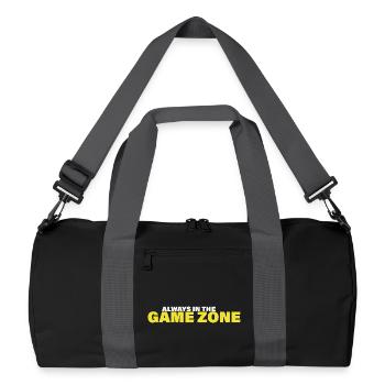 GAME ZONE - Recycled Duffel Bag - black/graphite grey - Front