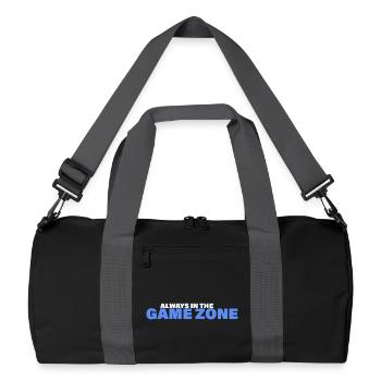 GAME ZONE - Recycled Duffel Bag - black/graphite grey - Front
