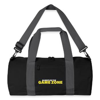 GAME ZONE - Recycled Duffel Bag - black/graphite grey - Front