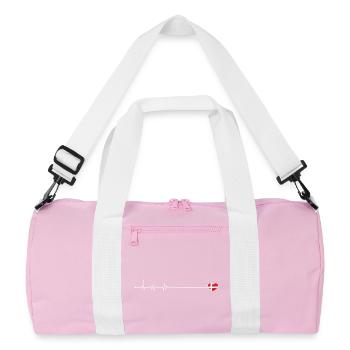 Détails de conception requis - Sac de sport recyclé - rose/blanc - Devant