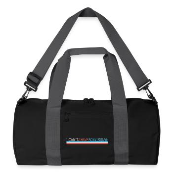 I have handstands - Recycled Duffel Bag - black/graphite grey - Front