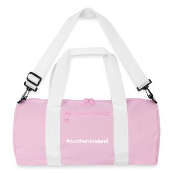 NORTHERN IRELAND Hashtag - Recycled Duffel Bag - pink/white - Front
