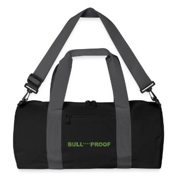 Bull****proof - Recycled Duffel Bag - black/graphite grey - Front