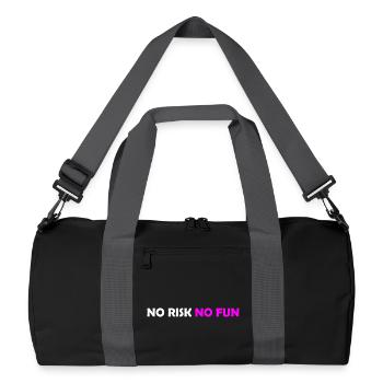 No Risk - Recycled Duffel Bag - black/graphite grey - Front