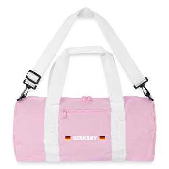Maillot de fan des DE - Sac de sport recyclé - rose/blanc - Devant