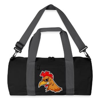Chicken Head - Recycled Duffel Bag - black/graphite grey - Front
