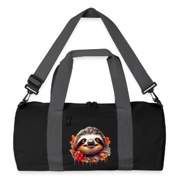 Sloth - Recycled Duffel Bag - black/graphite grey - Front
