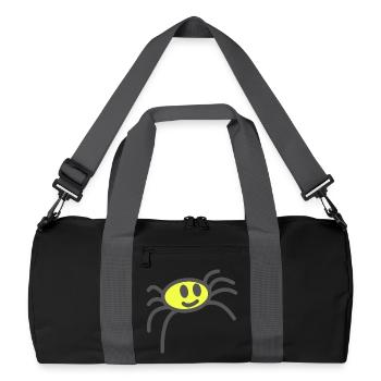 acid spider - Recycled Duffel Bag - black/graphite grey - Front