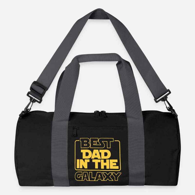 Bester Vater der Galaxis Recycelte Duffel Bag