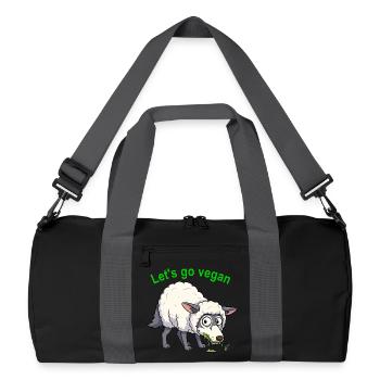 Wolf_in_schaapskleren - Sac de sport recyclé - noir/gris graphite - Devant