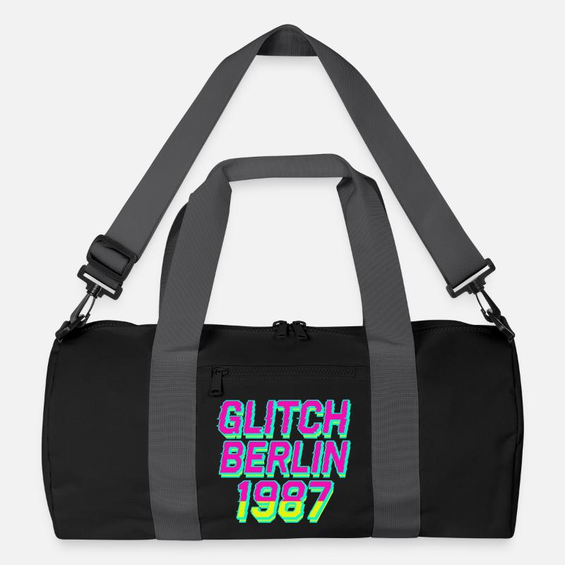 Glitch Berlin 1987 Recycelte Duffel Bag