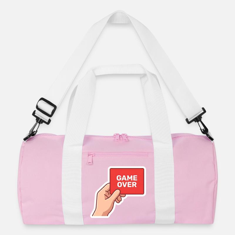 Game Over Retro-Schild Recycelte Duffel Bag