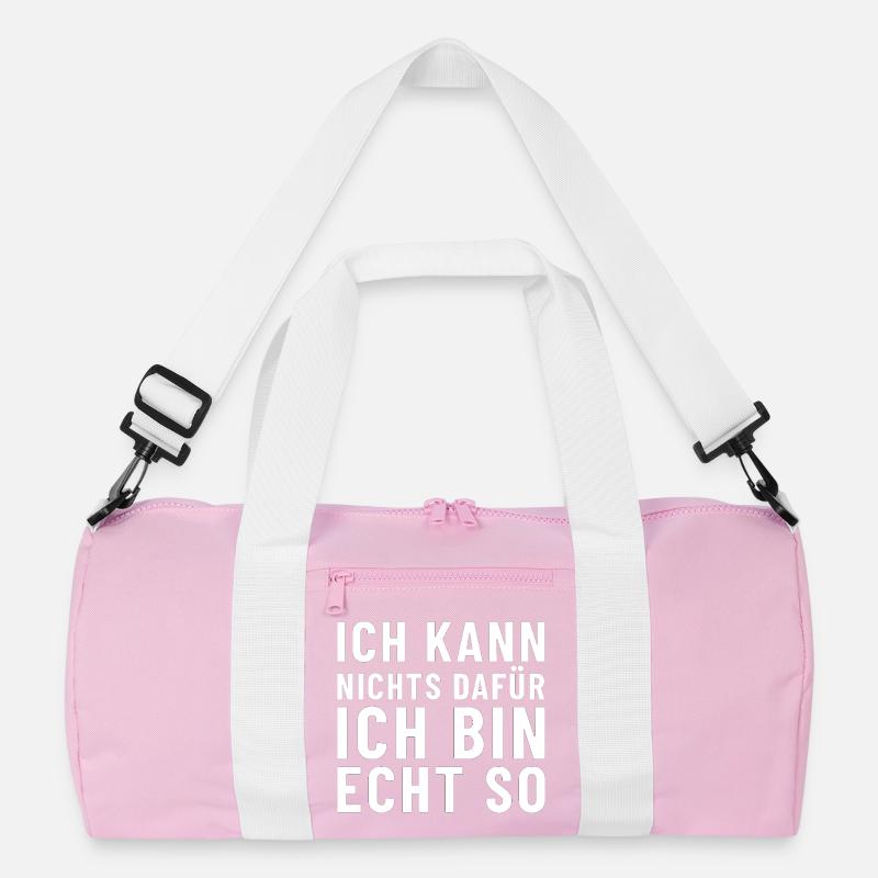 Ich kann nichts dafür ich bin echt so Recycelte Duffel Bag