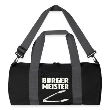 Champion citoyen - Sac de sport recyclé - noir/gris graphite - Devant