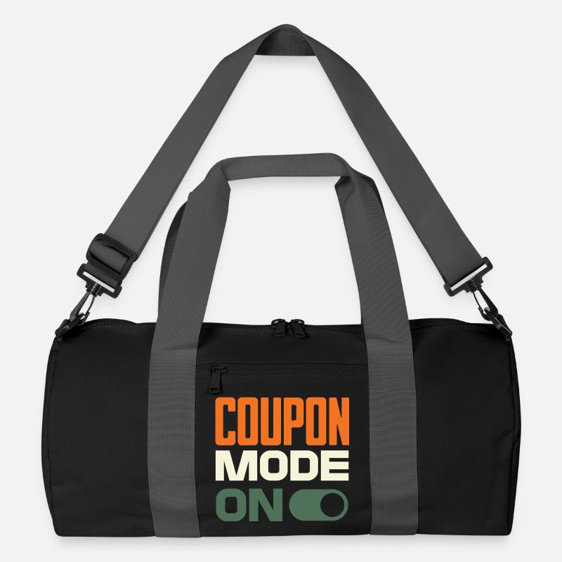 Coupon Mode On – Schnäppchenjäger Retro Design Recycelte Duffel Bag