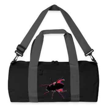 Pêche à la mouche n° 5 - Sac de sport recyclé - noir/gris graphite - Devant