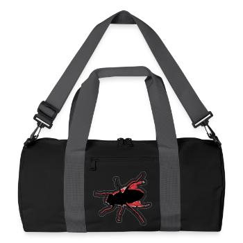 Pêche à la mouche n° 4 - Sac de sport recyclé - noir/gris graphite - Devant