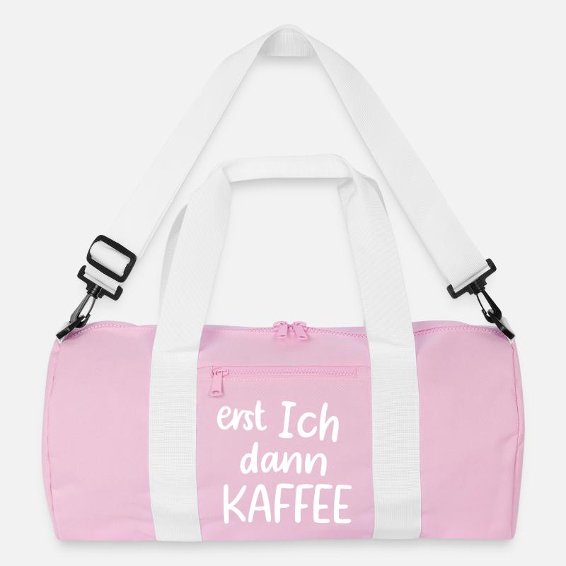 Erst ich dann Kaffee Recycelte Duffel Bag