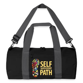  Self Sufficient Path - Recycled Duffel Bag - black/graphite grey - Front