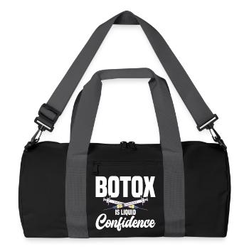Le Botox d’infirmière esthétique est une confiance liquide - Sac de sport recyclé - noir/gris graphite - Devant