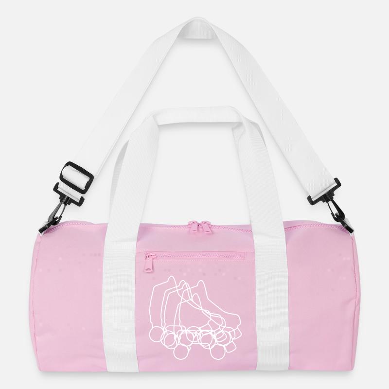 Roller Skates Zeichnung Recycelte Duffel Bag