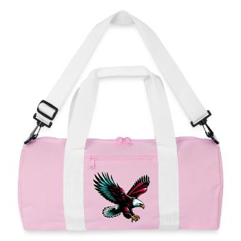 Eagle - Recycled Duffel Bag - pink/white - Front