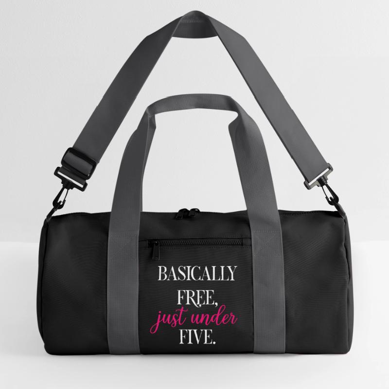 Basically Free Just Under Five Dollars Logic	 Recycled Duffel Bag